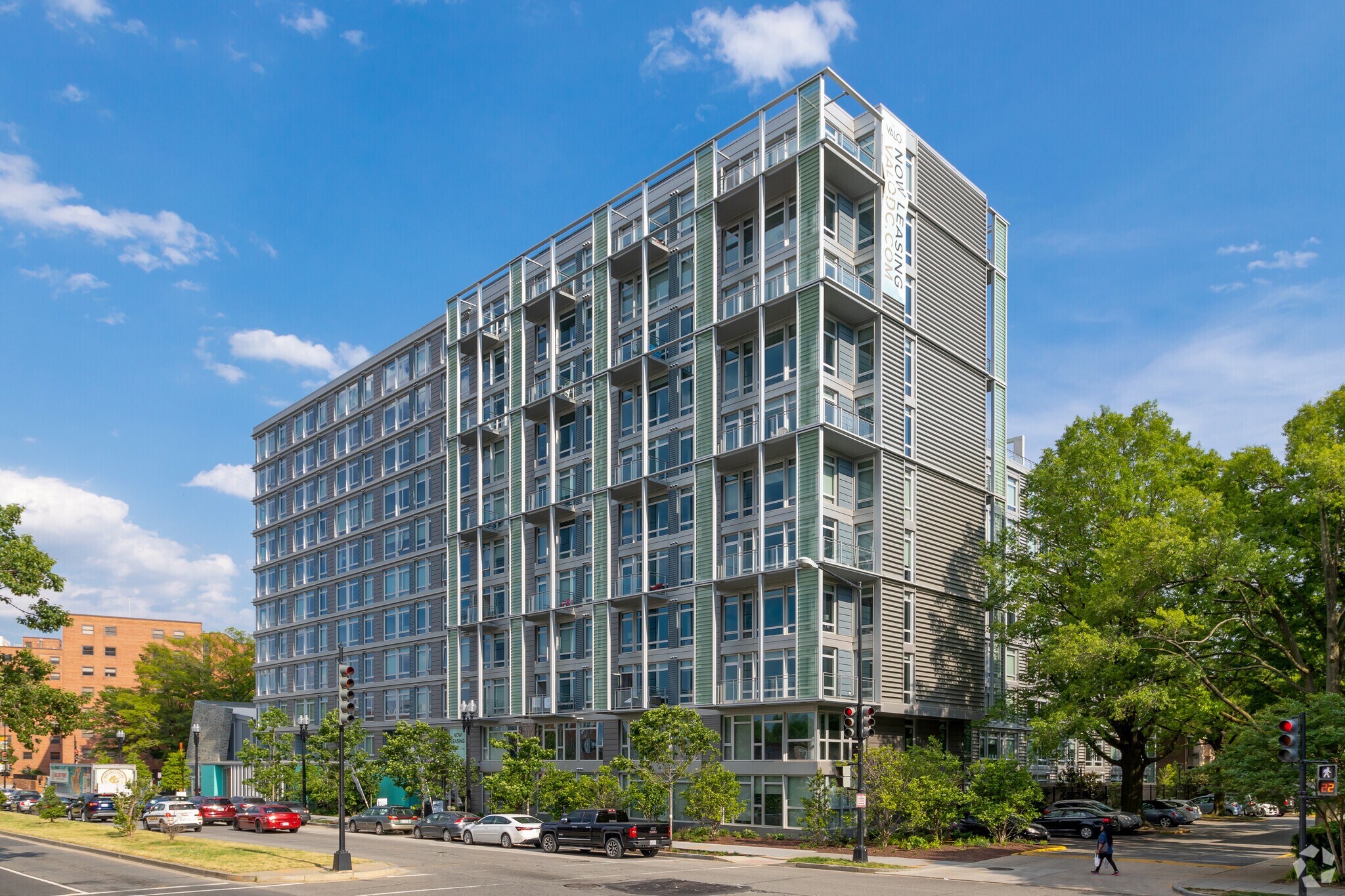 Bernstein Management has acquired Valo, a 221-unit apartment complex constructed on the site of an old church. (CoStar)
