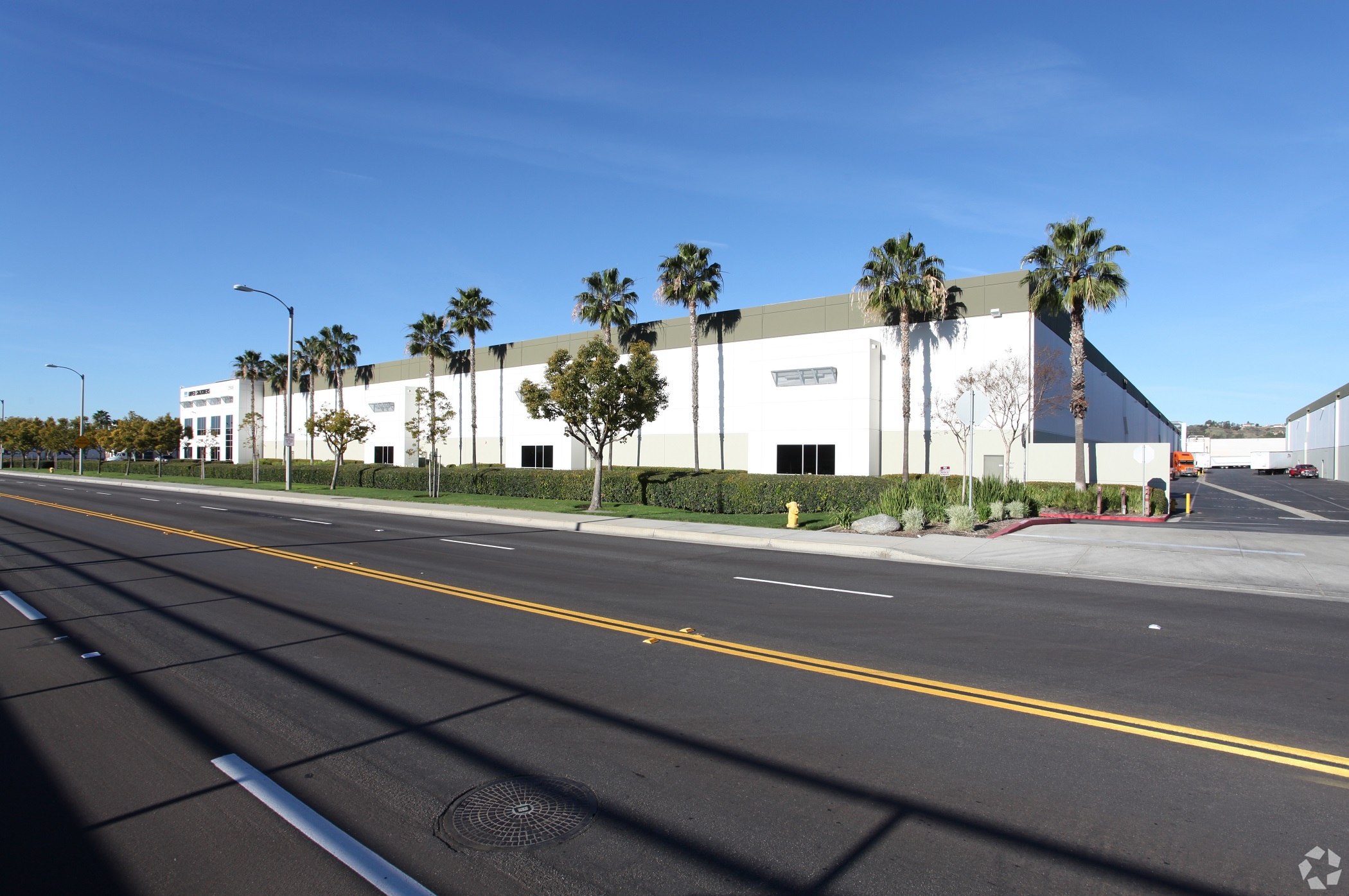 The 274,474-square-foot warehouse leased by China-based logistics company Weida Freight System is located at 21508 Ferrero Parkway in the City of Industry. (CoStar)