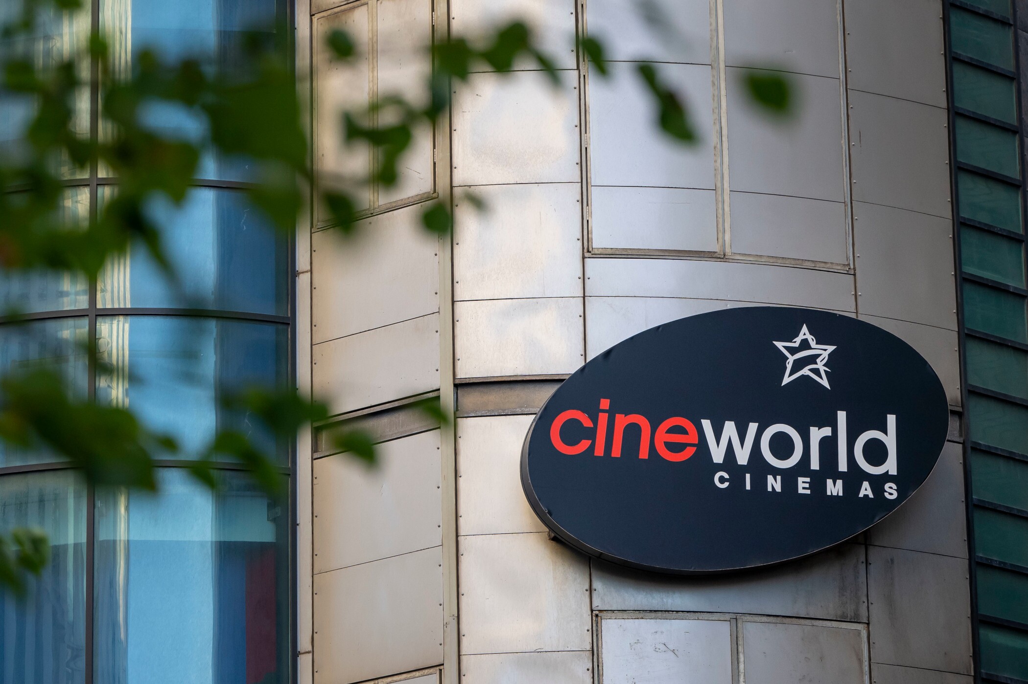 A Cineworld Cinemas sign in the United Kingdom. The cinema chain is working its way through Chapter 11 bankruptcy proceedings in Texas. (Getty Images)