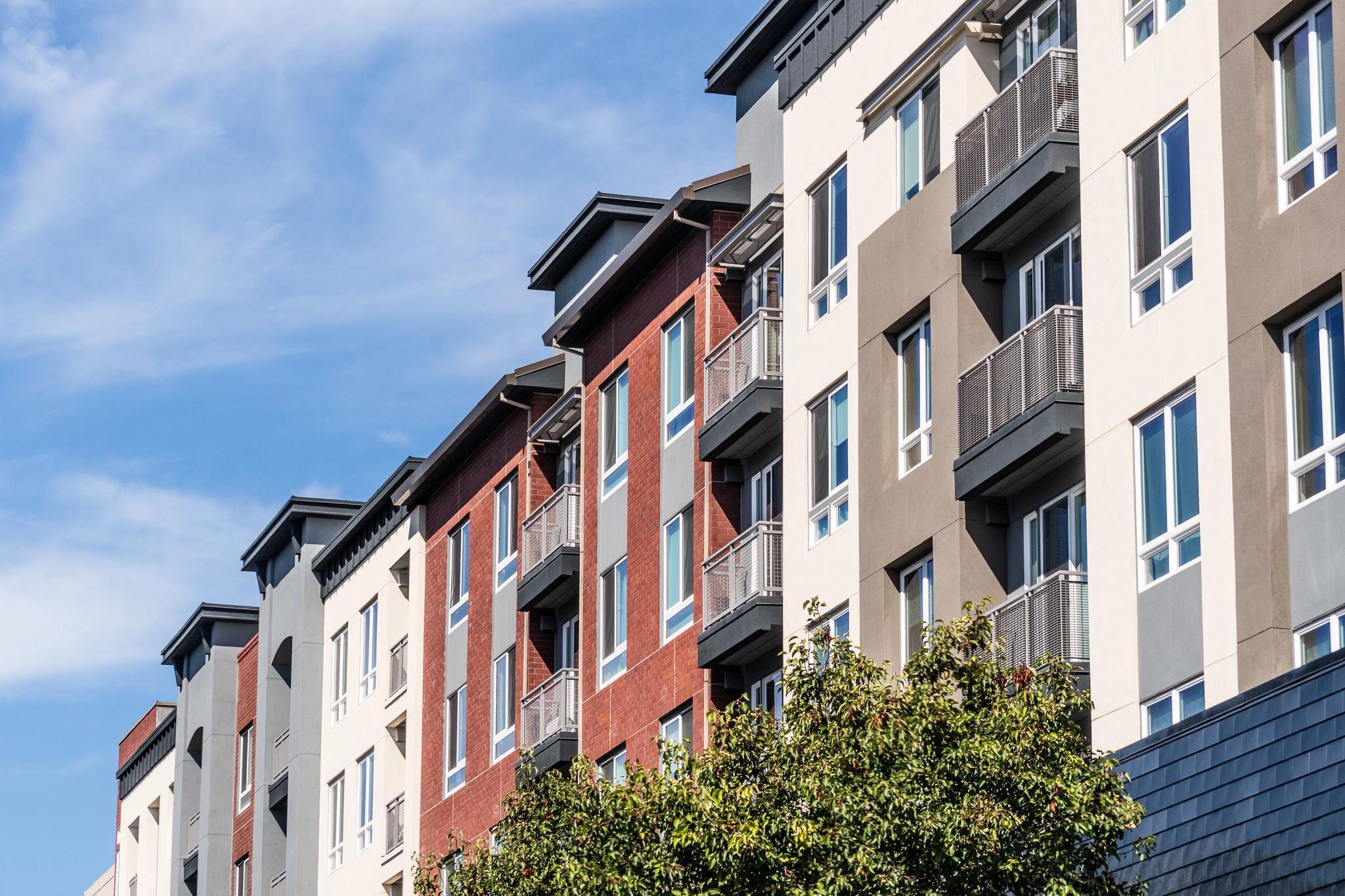 Multifamily property prices fell by 1.3% in January. (Getty Images)