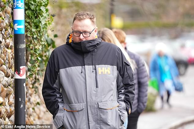 Paul Belton, 50, was the target of an intended hitman job solicited by his ex-colleague Helen Hewlett, who was yesterday convicted of soliciting murder at Norwich Crown Court