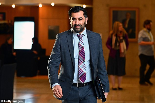 Health Secreatary Humza Yousaf  appeared to be winning support from many of Miss Sturgeon’s key allies