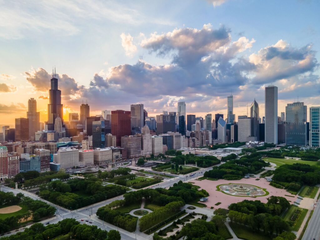 Chicago’s Loop business district has added 3,700 residents since 2020, according to a study commissioned by the Chicago Loop Alliance. (Gian Lorenzo Ferretti/CoStar)