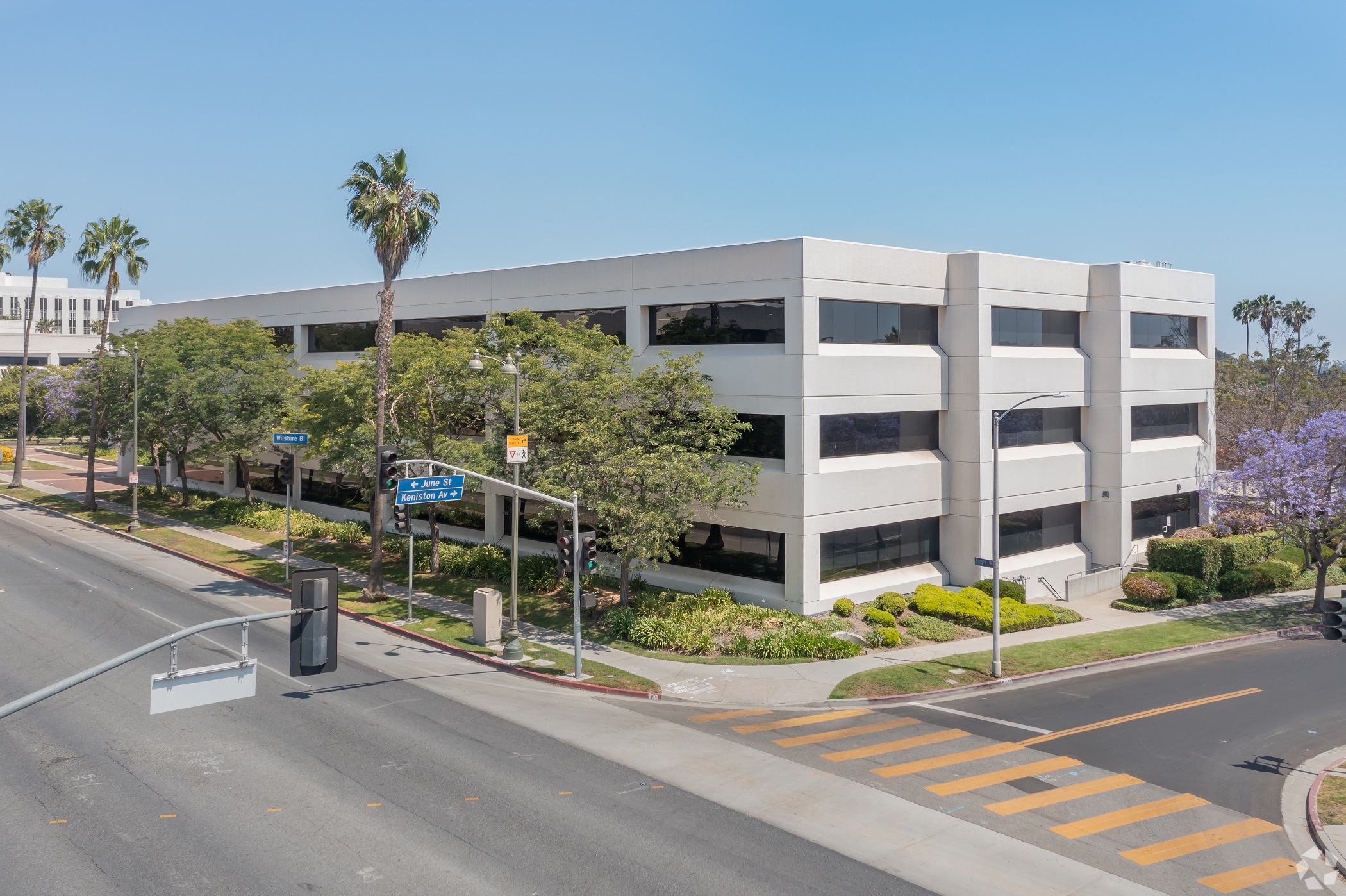 The roughly 143,000-square-foot 4750 Wilshire Blvd. office in Los Angeles is expected to undergo a partial conversion into residential space. (CoStar)
