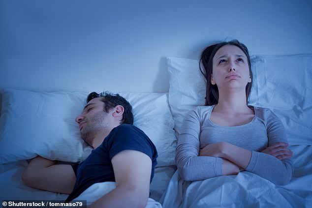 People keeping their partners awake might want to try propping themselves up with extra pillows, having a hot shower or bath before bed, or losing some weight to make their airways less constricted