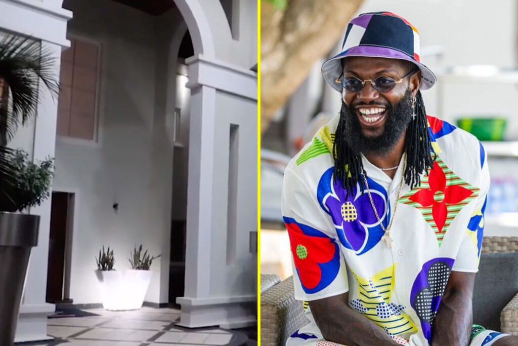 Inside Emmanuel Adebayor's incredible mansion as ex- Tottenham and Man City shows off luxury car collection and cinema on Instagram tour