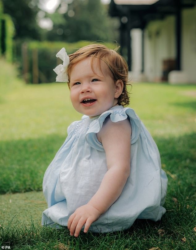 A photograph issued by Archewell of Lilibet Diana Mountbatten-Windsor, the daughter of the Duke and Duchess of Sussex, after celebrating her first birthday in June last year