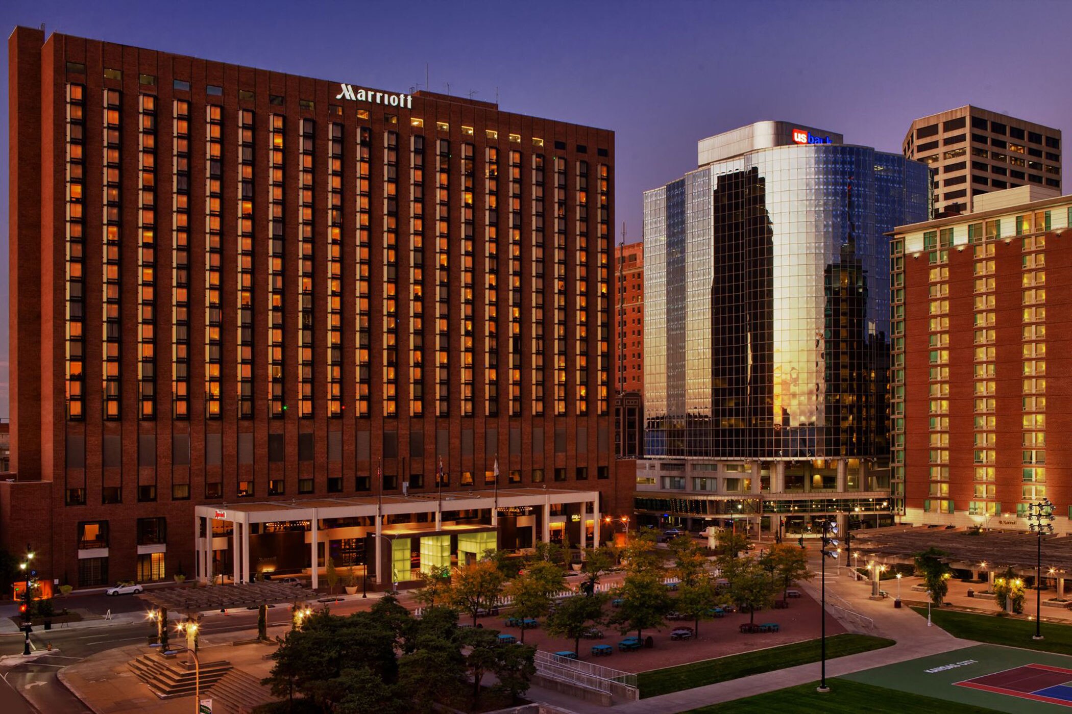 Properties such as the Aimbridge Hospitality-managed Marriott Kansas City Downtown need to have a symbiotic relationship with meeting planners in order to achieve success in working together. (Aimbridge Hospitality)