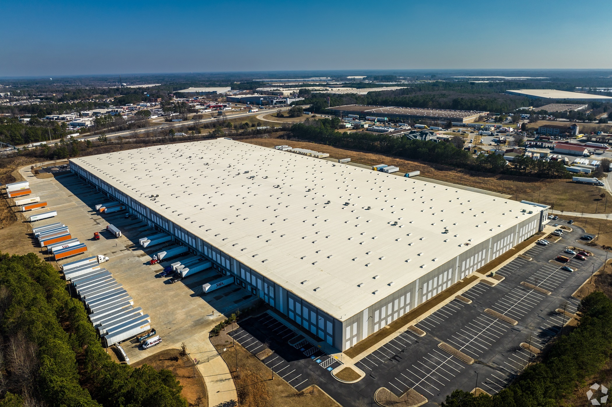 Scotts Miracle-Gro has fully leased the McDonough Commerce Center since its completion in 2016. (CoStar)