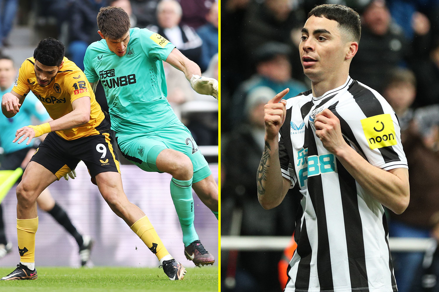 Newcastle get back to winning ways, but Nick Pope 'got away with red card' after collision with Wolves forward Raul Jimenez