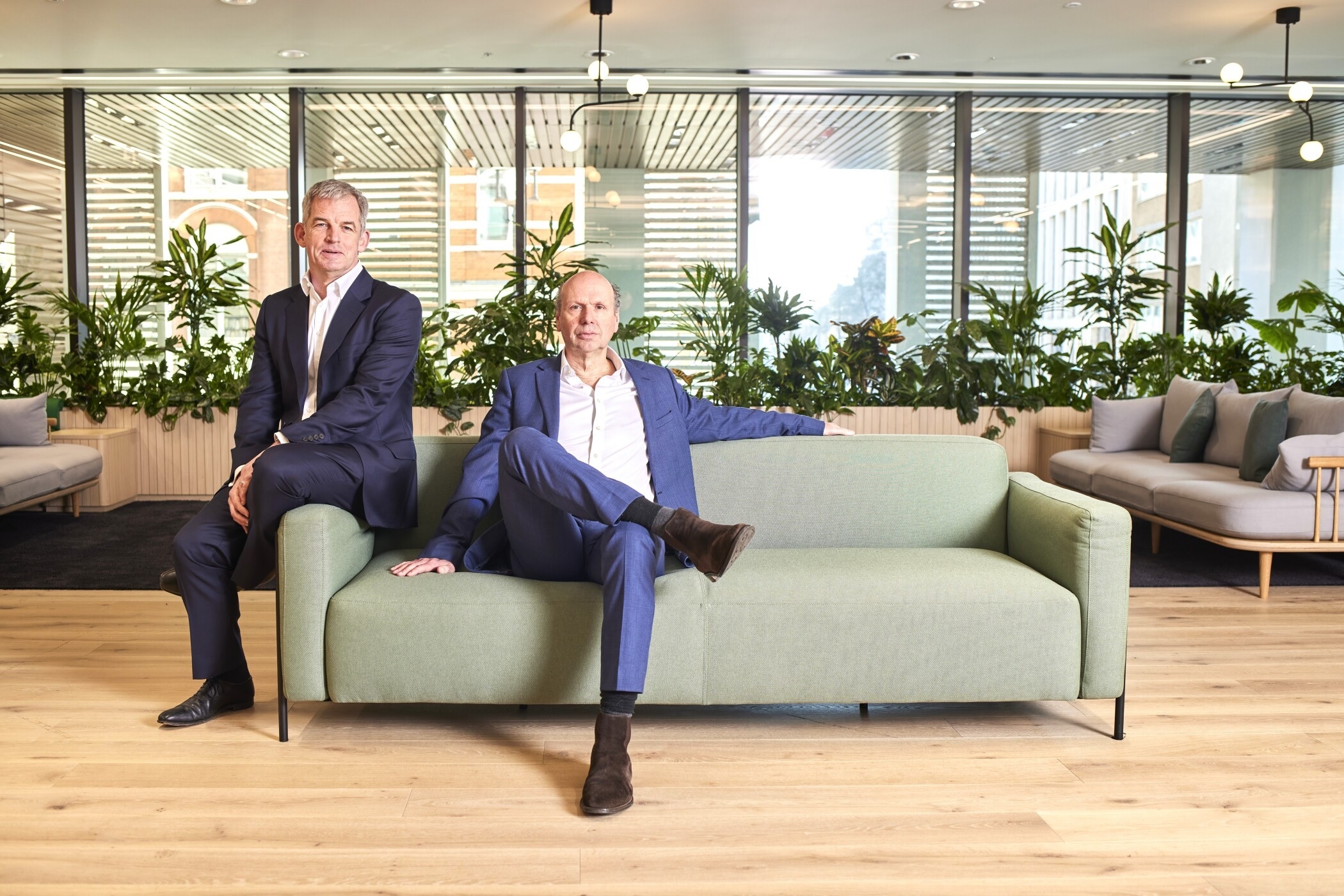 Gerald Eve executive Simon Rees, left, will be a managing partner at Newmark, and Simon Prichard, right, will serve as a senior partner. (Newmark)