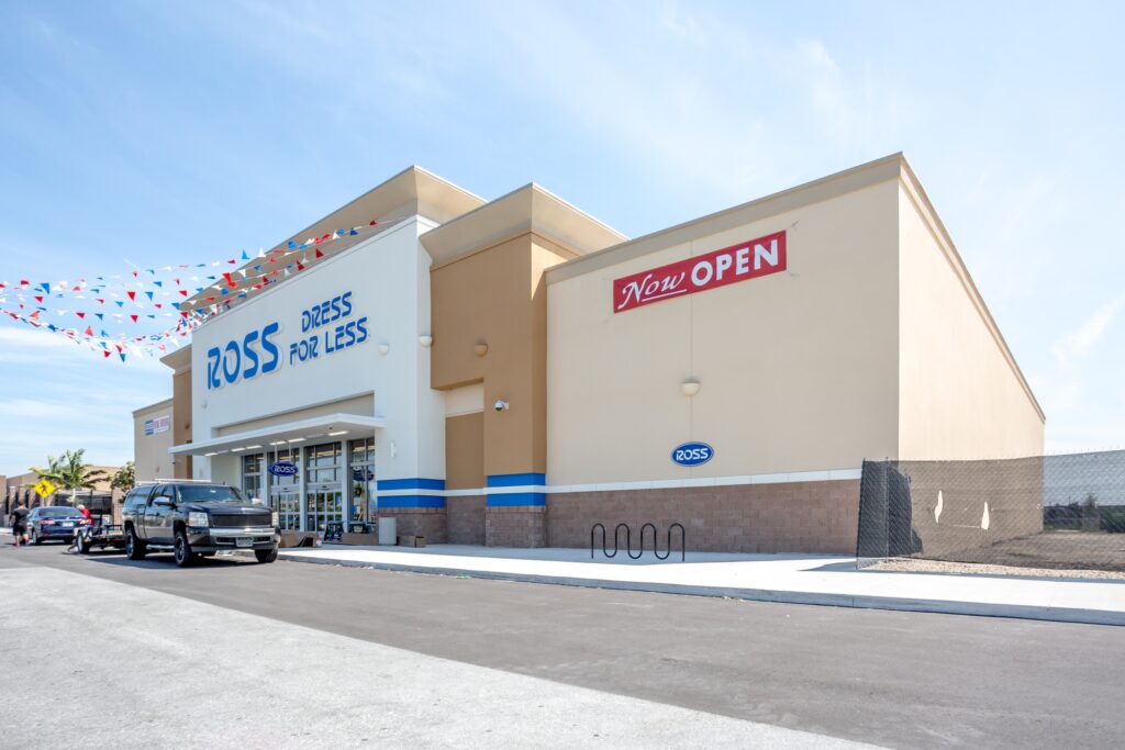 Ross Stores owns two chains, with its flagship stores operating under the banner Ross Dress for Less. This store is in Miami. (CoStar)
