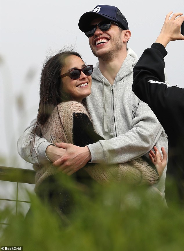 Pete Davidson and his girlfriend, Chase Sui-Wonders, were involved in a car accident in Los Angeles on Saturday night. The pair are pictured in Kauai, Hawaii earlier this months where they