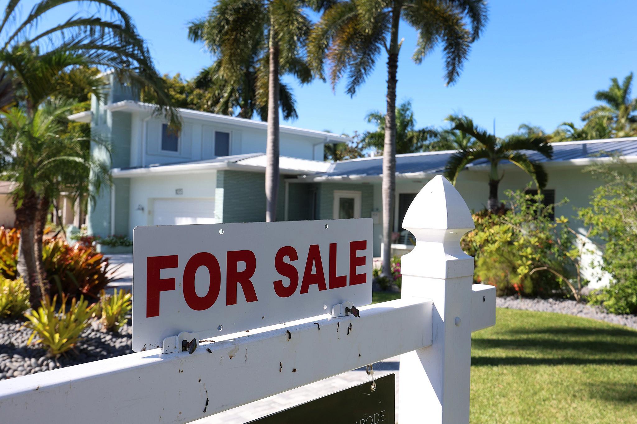 Existing home sales rose more than 14% in February. (Getty Images)