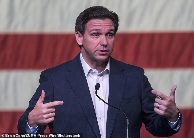 Republican Governor Ron DeSantis of Florida, in his first trip to Iowa, emphasized his