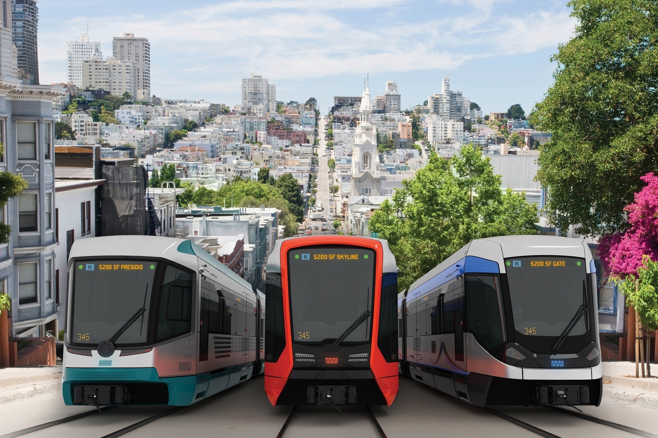 San Francisco ordered new cars from Siemens for its Muni Metro light rail network. (Siemens)