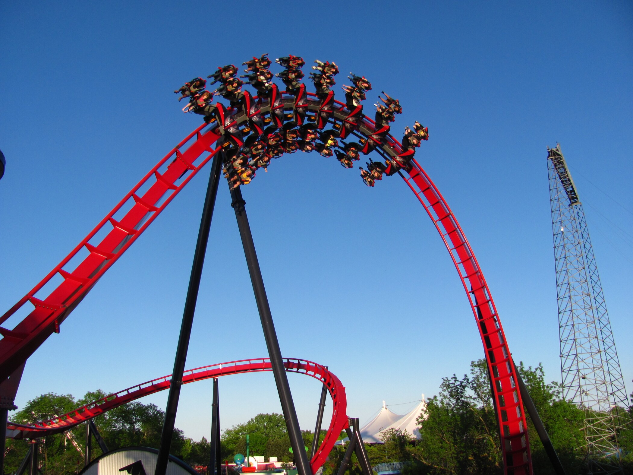 Six Flags Great America in the Chicago area is one of the company's 27 theme parks in North America. (Jeremy Thompson/Flickr)
