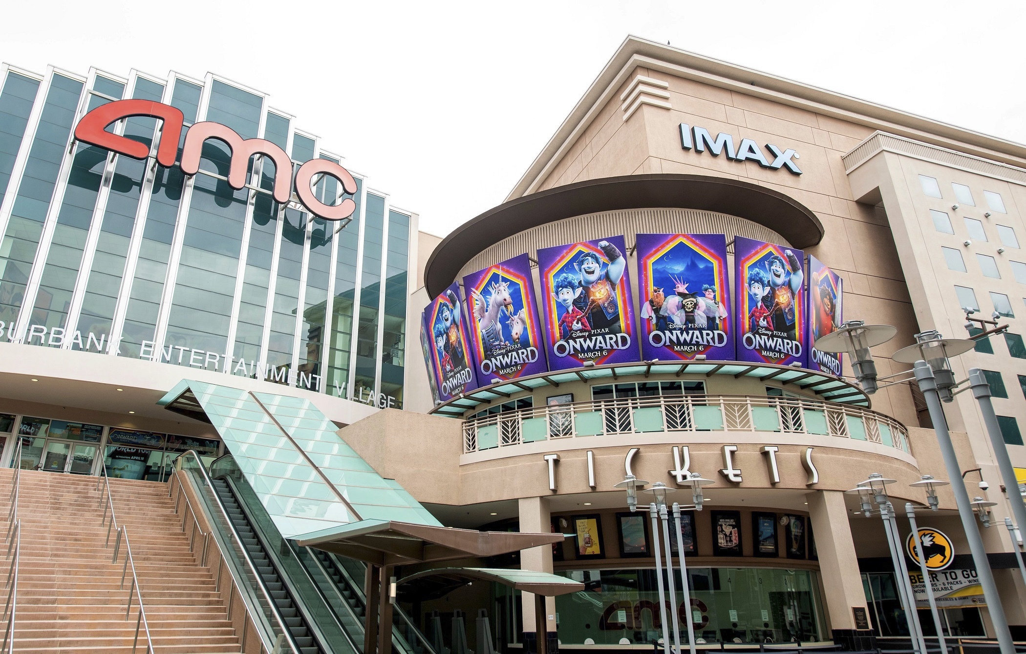 AMC Theatres has looked to recover from box office tallies that remain well below pre-pandemic levels. (Getty Images)