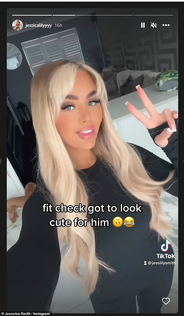Jessica Smith (pictured) risked jail time after posting a clip to TikTok from on of His Majesty