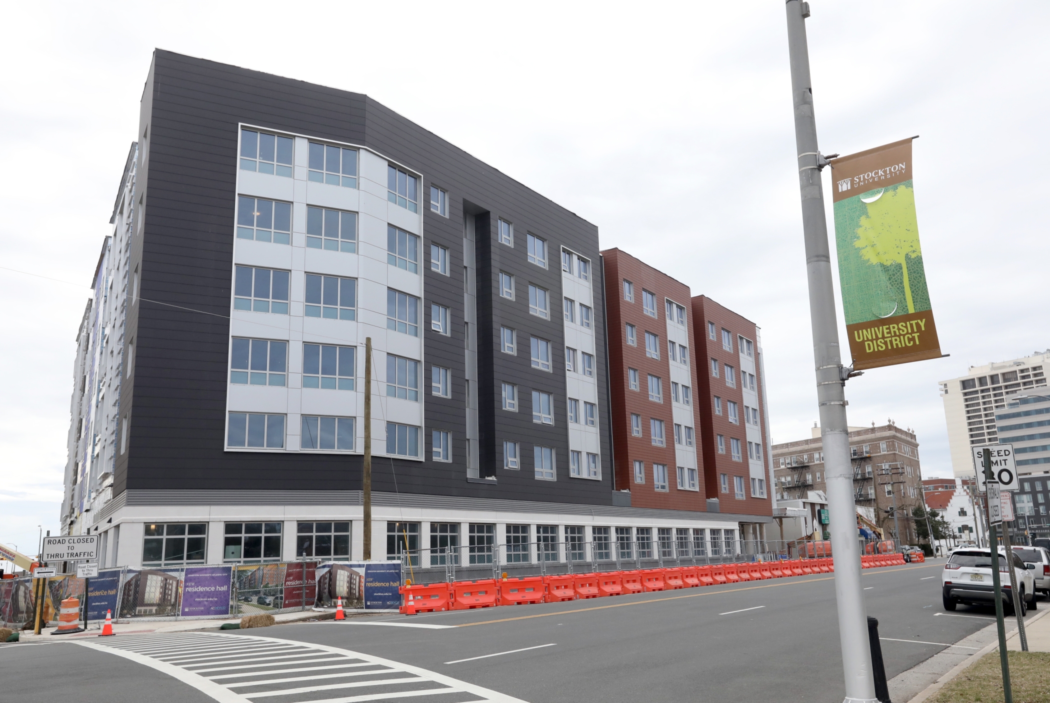 Stockton University’s phase two residence hall is at the corner of Atlantic and South Providence avenues in the Chelsea Heights section of Atlantic City.<b> </b>(Vernon Ogrodnek/Stockton University)