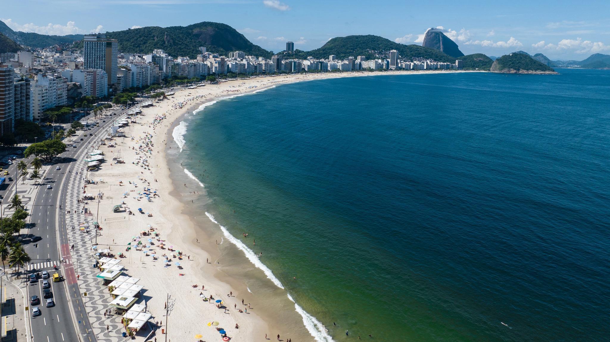 Attractions such as Copacabana Beach in Rio de Janeiro, Brazil, are keeping visitor traffic strong in several Latin American countries. (Getty Images)