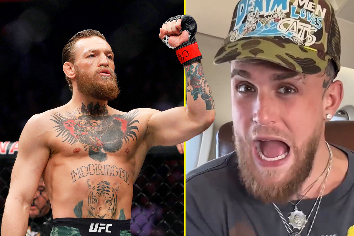 Jake Paul challenges Conor McGregor to fight after UFC star says Nate Diaz will 'slap his head off'