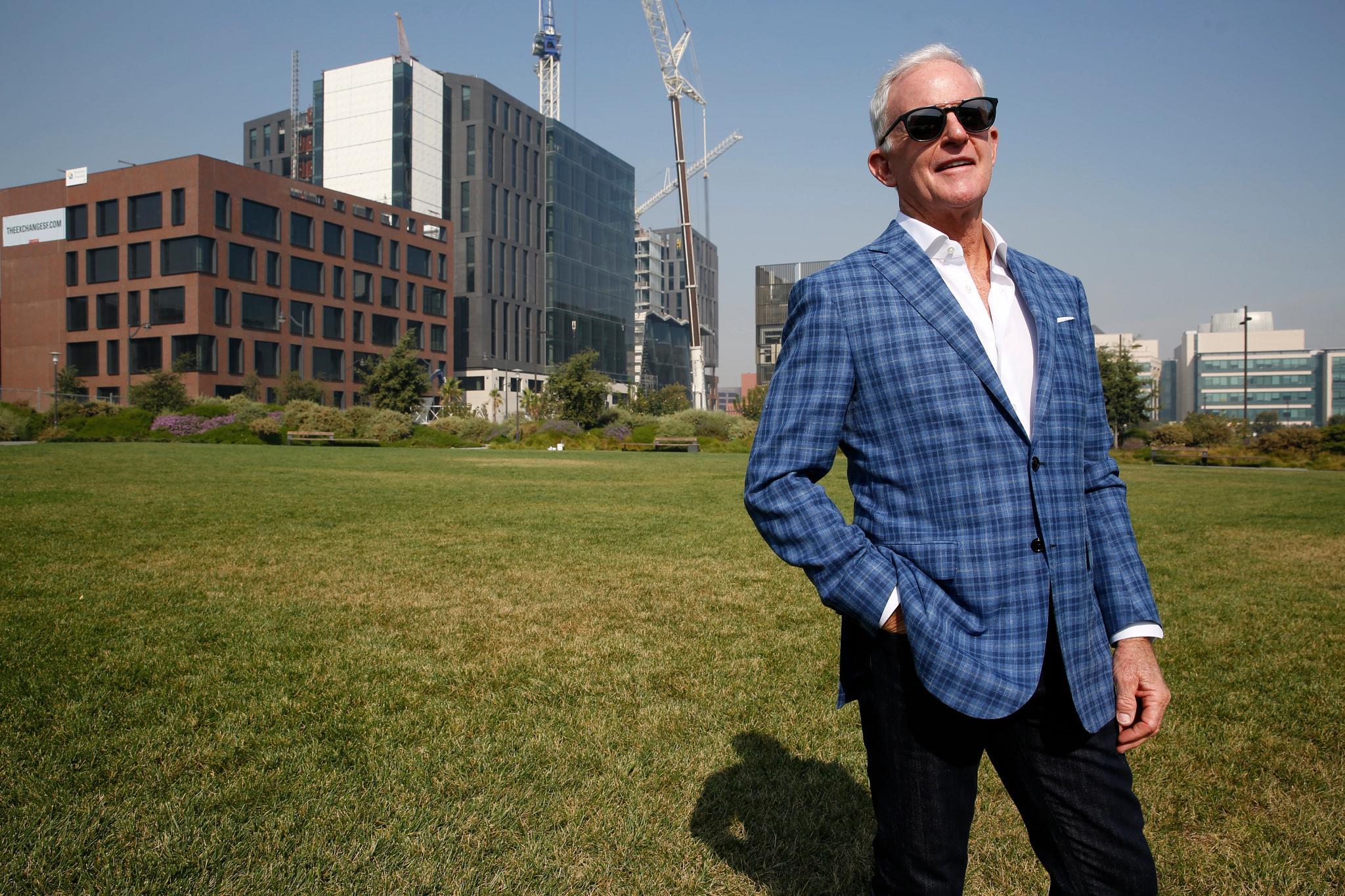 John Kilroy Jr., CEO and chairman of Kilroy Realty, plans to retire from the CEO role at the end of the year. The photo was taken in October 2017 in Mission Bay in San Francisco. (Getty) <b> </b>