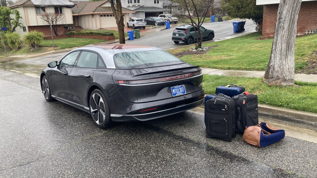 Lucid Air Luggage Test: How much trunk (and frunk) space?