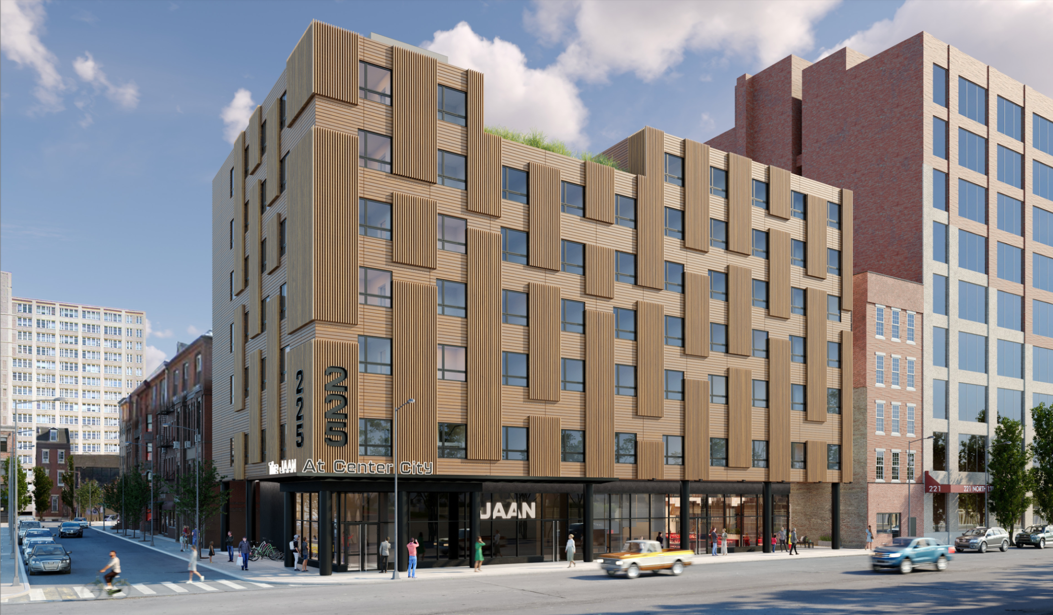 Austin-based Locale Hospitality is building its first apartment-hotel project in Philadelphia. The 81-unit property will feature studio, one- and two-bedroom apartments that function as a hotel. (Locale Hospitality)