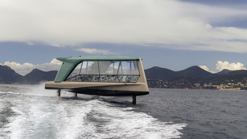 BMW just revealed an electric hydrofoil boat at the Cannes Film Festival