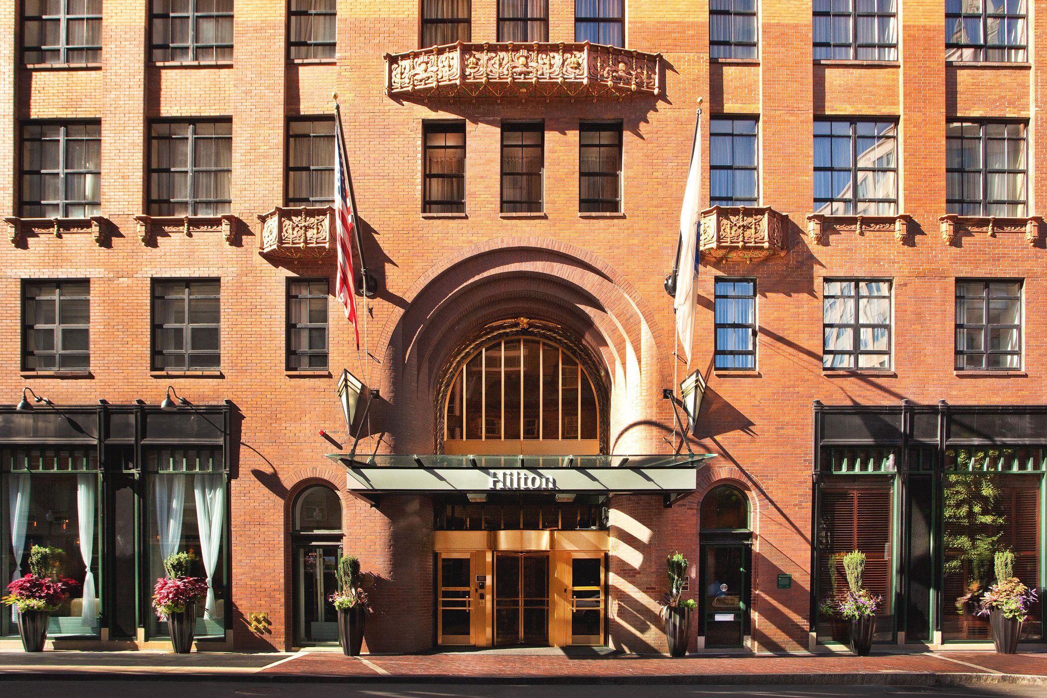 DiamondRock Hospitality Company is in the midst of a major renovation of the 403-room, upper-upscale Hilton Boston Faneuil Hall. Executives said they're considering taking the property independent once the renovations wrap up in the middle of this year. (Hilton)