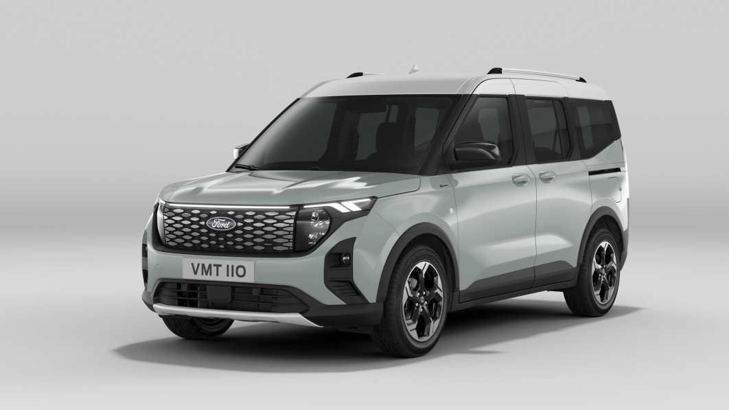 Ford E-Tourneo Courier revealed as electric family van for Europe