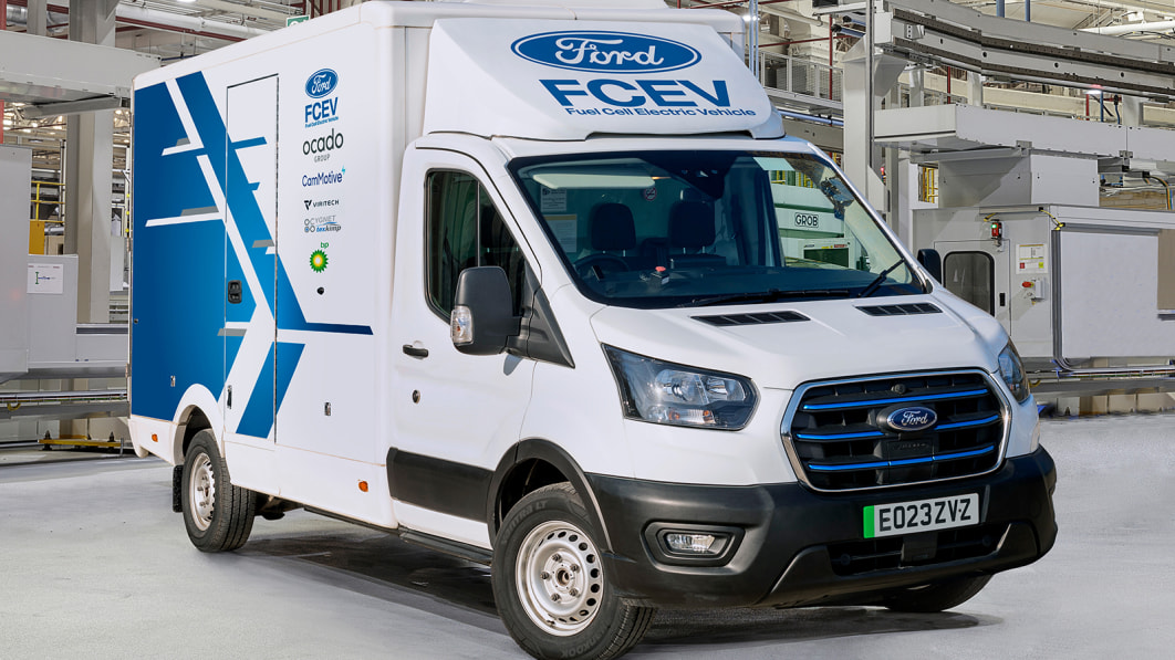 Ford begins testing fuel-cell E-Transit in the U.K.