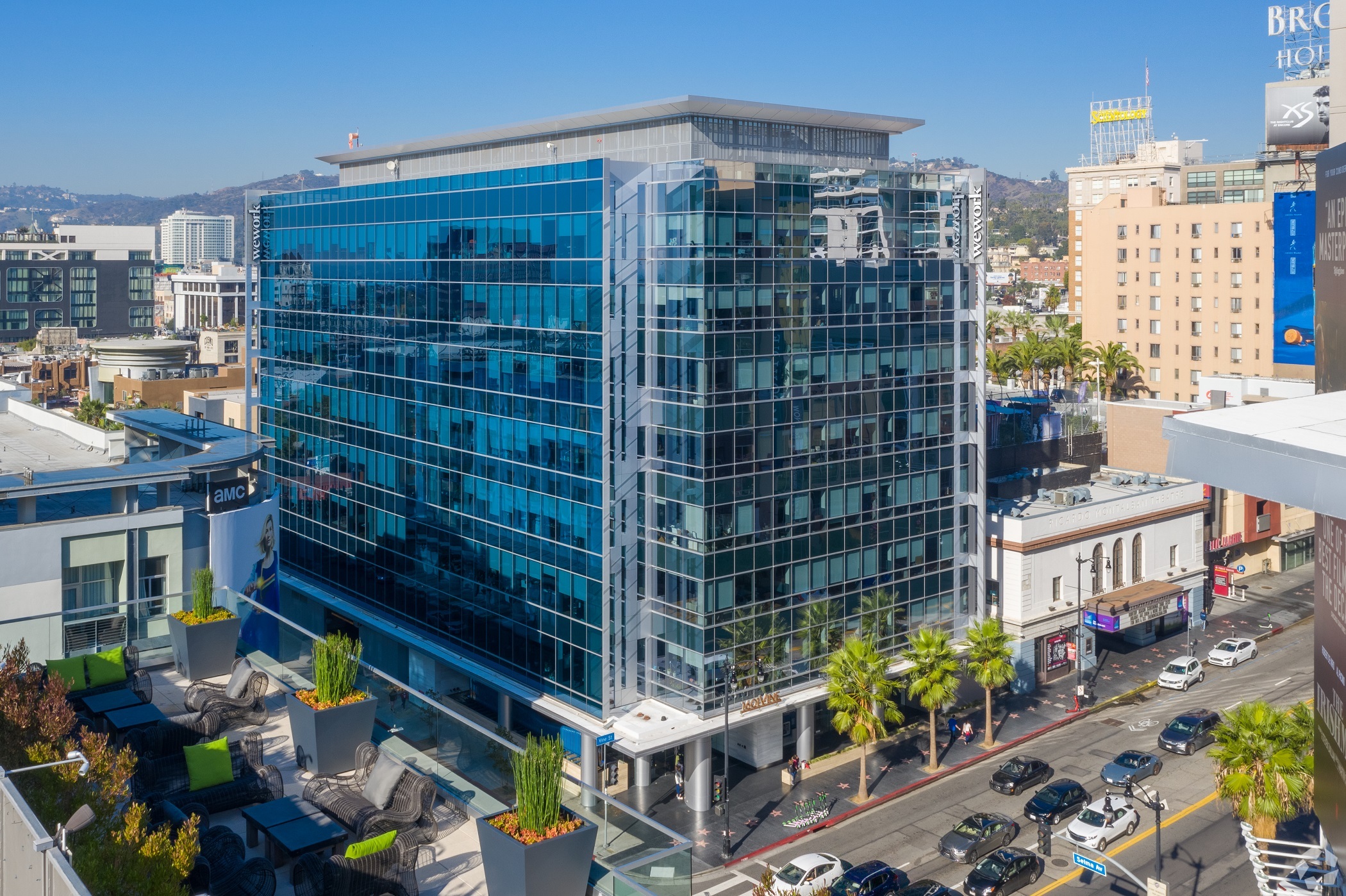 The roughly 115,000-square-foot 1601 Vine St. office is located in the heart of Hollywood in Los Angeles. (CoStar)