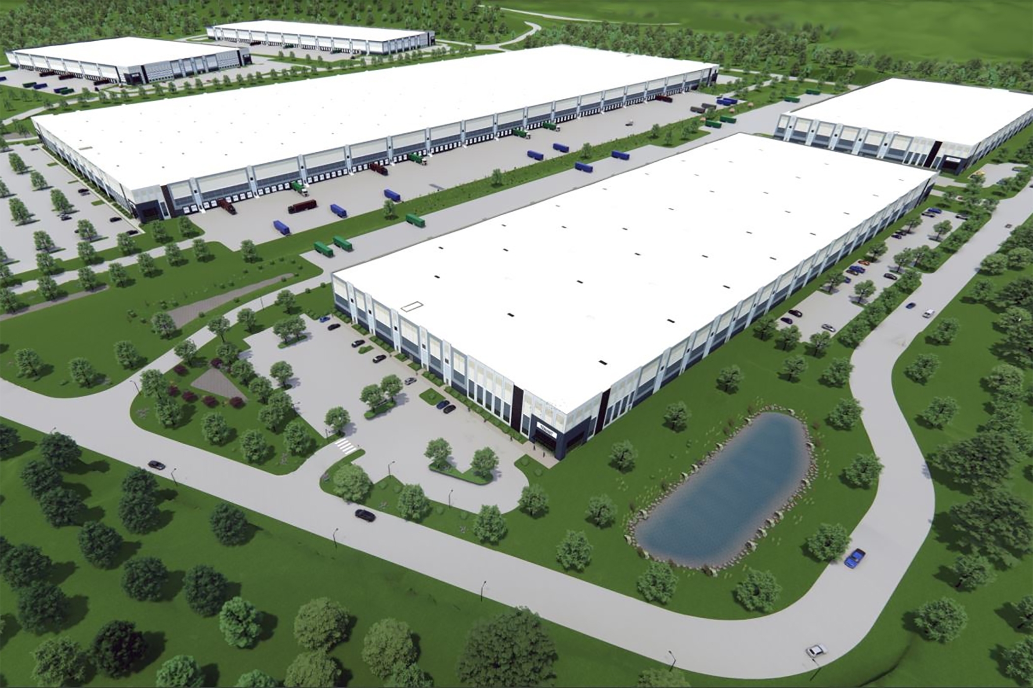 In one of New Jersey’s latest warehouse projects, Hartz Mountain Industries is in the process of seeking approval from the township of Roxbury, New Jersey, to build a 2.5 million-square-foot distribution complex. (Hartz Mountain Industries)