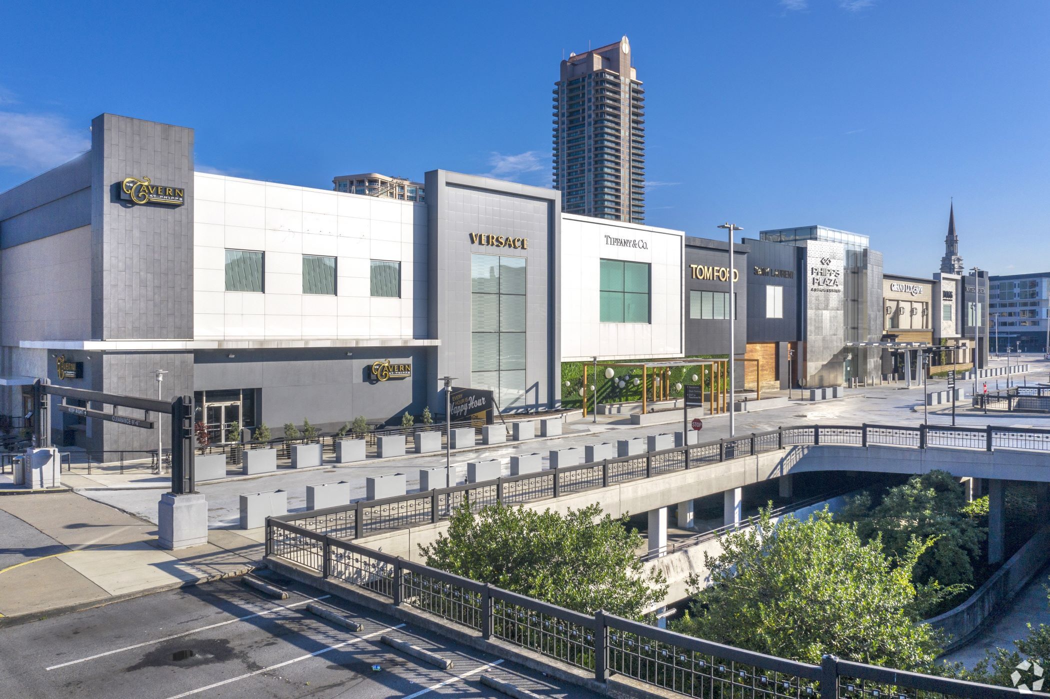 Phipps Plaza in Atlanta, with its new Nobu hotel and restaurant, could serve as a model for Simon Property Group’s residential and hospitality expansion projects across the United States. (CoStar)