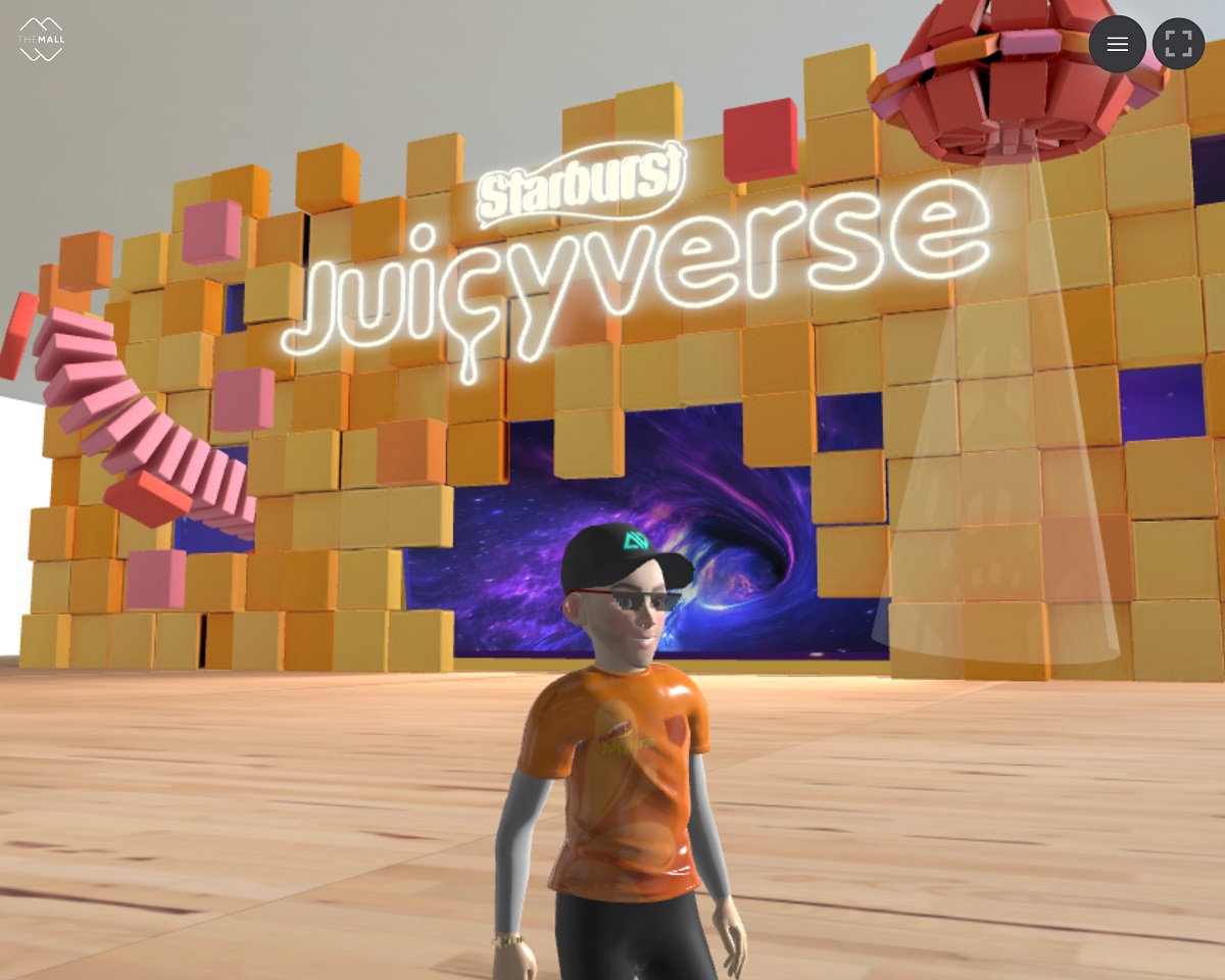Starburst opens Juicyverse experience in metaverse mall