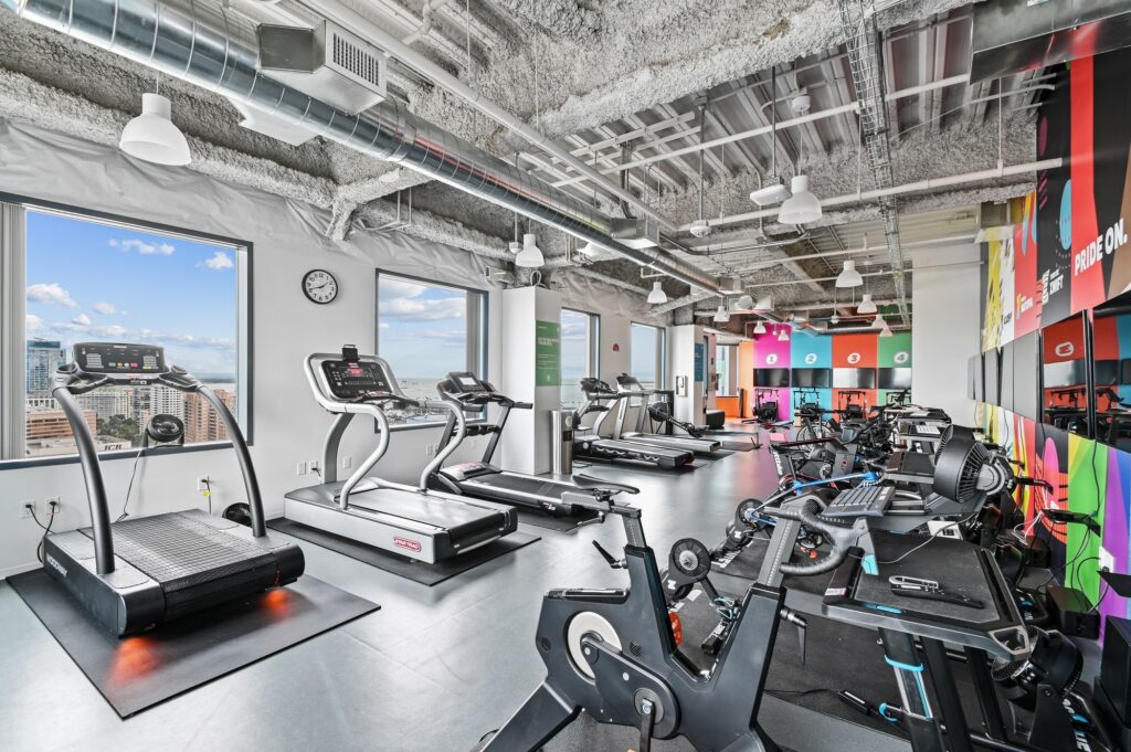 Virtual cycling fitness company Zwift is marketing part of its 60,000-square-foot 111 W. Ocean Blvd. headquarters in Long Beach, California, for sublease.
