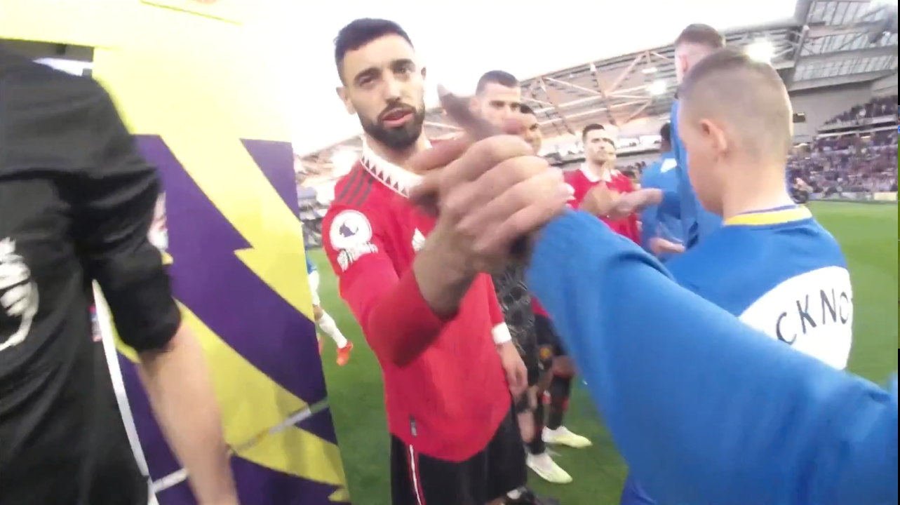 ‘What the f*** is this s***?’ – Fans left baffled after Brighton star Moises Caicedo wears body cam prior to Manchester United clash