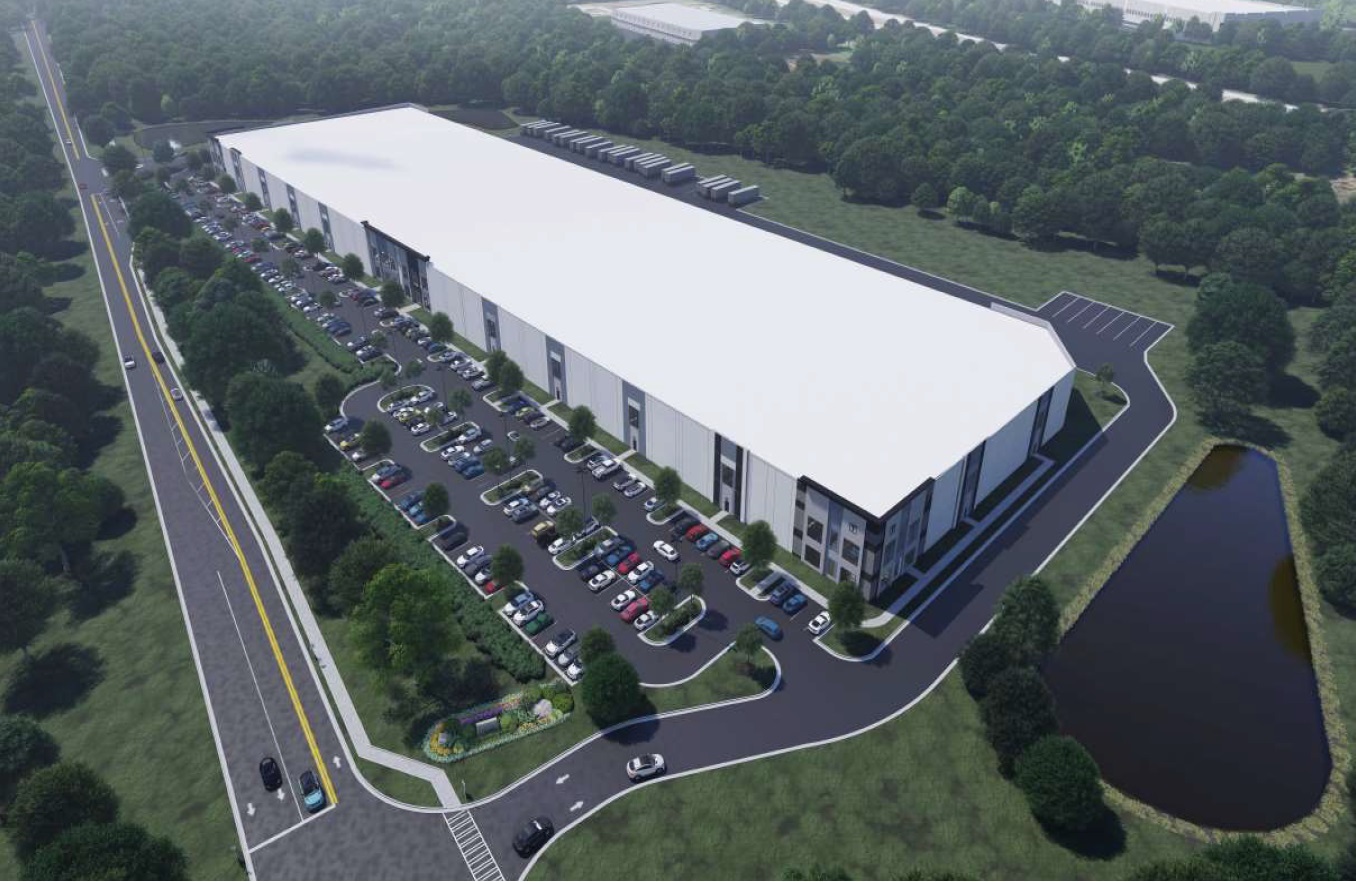 The Clayton Logistics Center will be developed on roughly 29 acres along Highway 42 in Ellenwood, Georgia. (Transwestern Investment Group)