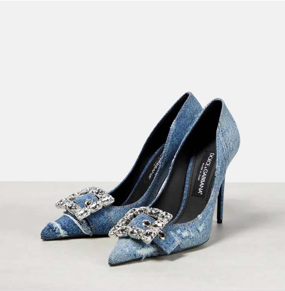 Dolce & Gabbana’s Patchwork Denim Pumps are a Must-Have and Summer Staple
