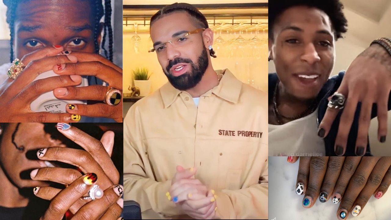 Drizzy Drake Joins A$AP Rocky, Lil Yachty and Young Boy Never Broke Again with the Painted Nail Polish Trend