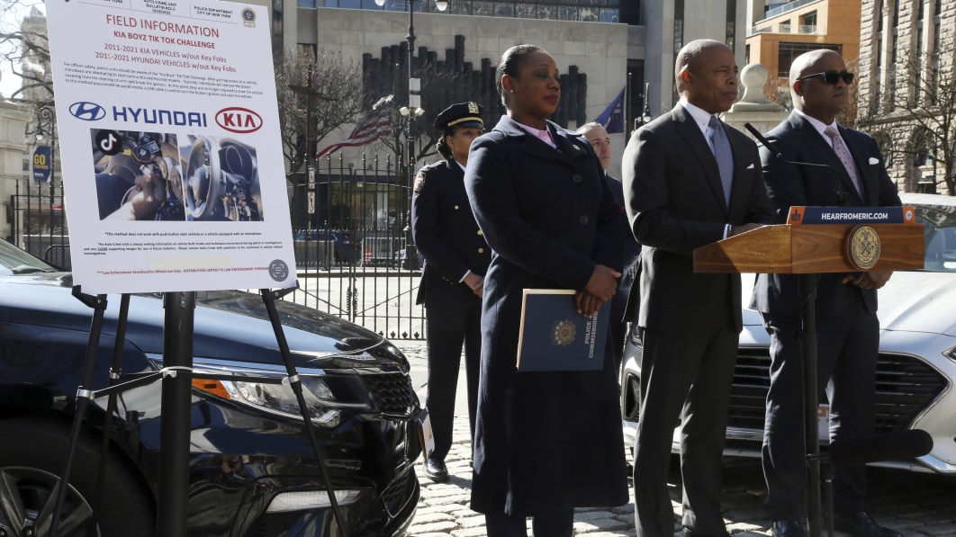 Hyundai and Kia sued by New York City over vehicle thefts