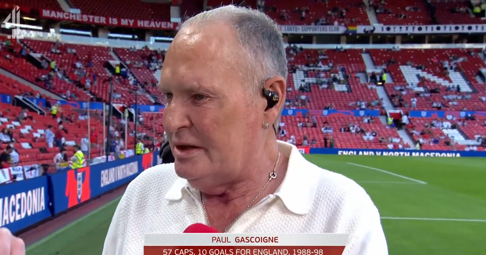 Paul Gascoigne seen shaking during interview with Channel 4 as fans say it shouldn't have been broadcast