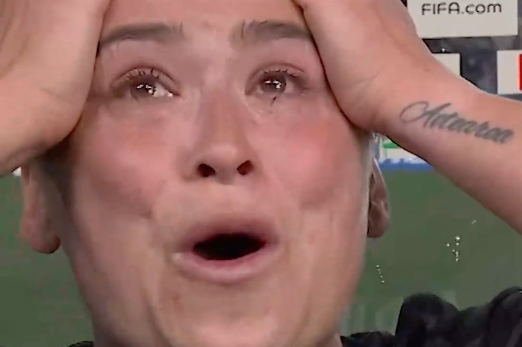 Footage of New Zealand captain Ali Riley goes viral for teary interview after shock result