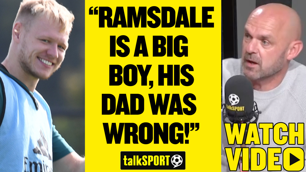 Danny Murphy slams Ramsdale's dad for protecting his son on social media