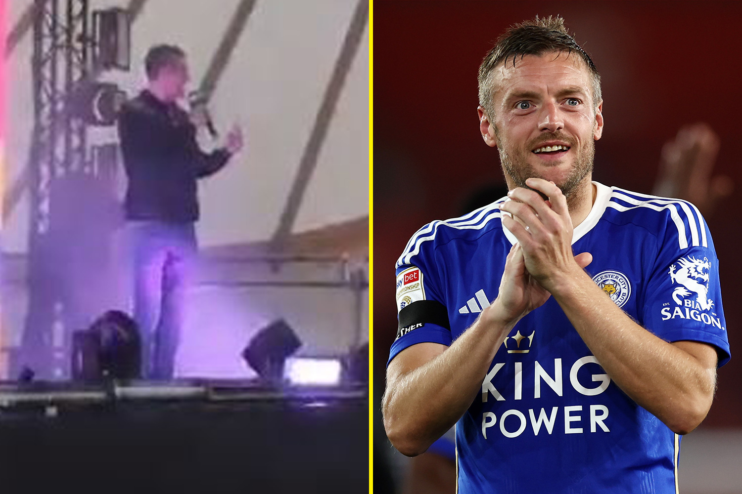Jamie Vardy hilariously pokes fun at Tottenham during surprise appearance at BBC Radio 2 festival