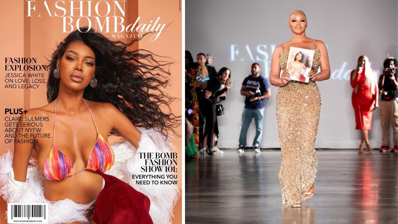 Fashion Bomb Daily Releases Our First Magazine With Supermodel Jessica White as the Covergirl in Fashion Bomb Daily Shop!!