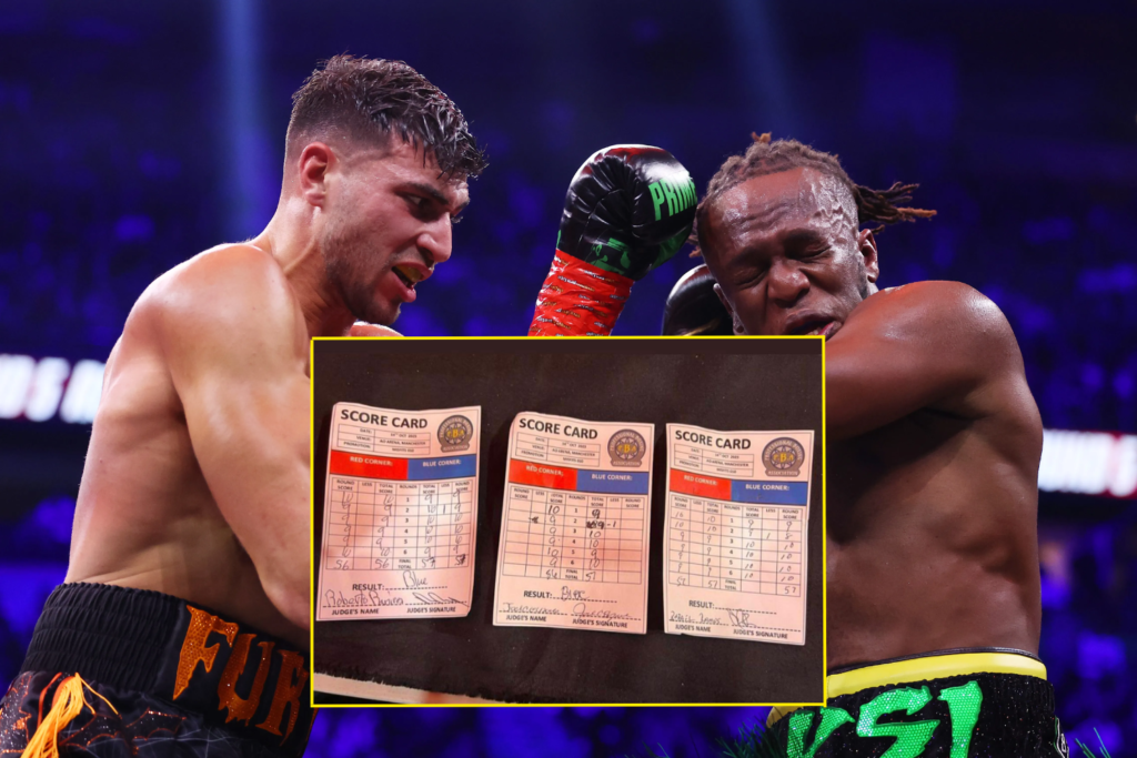KSI vs Tommy Fury result officially changed after scorecards error