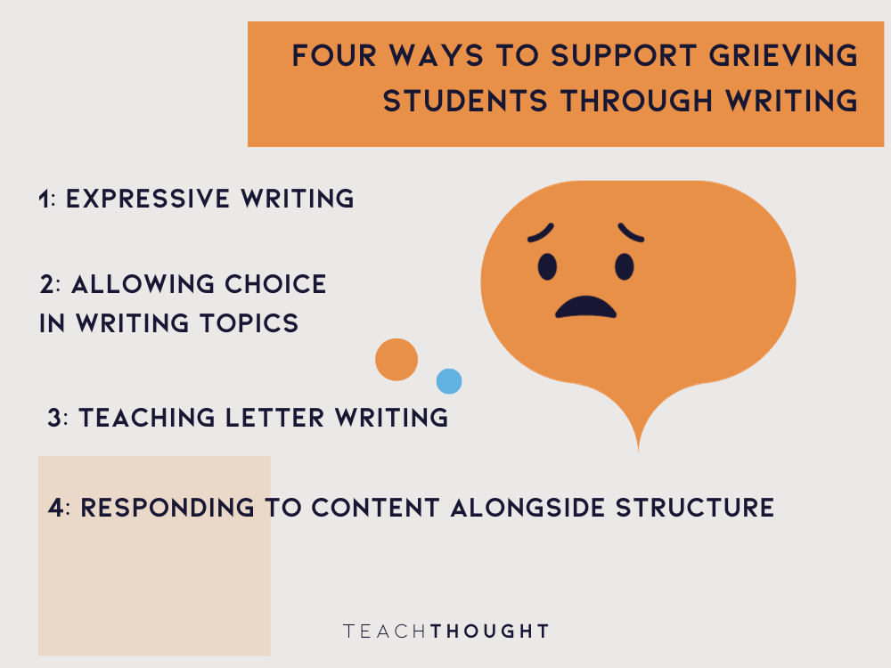Four Ways To Support Grieving Students Through Writing -